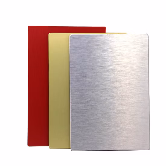 ソリッドカラーPE PVDFコーティングされたアルミニウム複合パネルACPシート